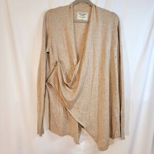 Abercrombie & Fitch Waterfall Lightweight Sweater Zipper Women's size S …‎